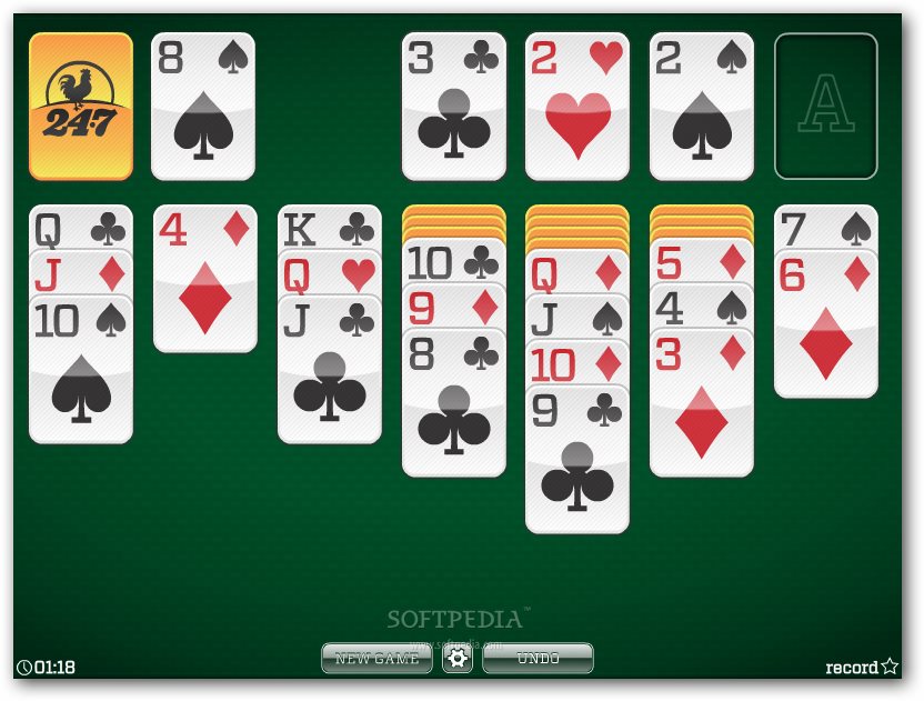 Card Game Solitaire - 24/7 Games Solitaire
