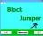Block Jumper - Press the start button from the main window to begin a new game