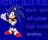 Sonic Blue Rush - You can start a new game or view the instructions in the main menu.