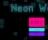 Neon Warp Demo - The main menu is as simple as it gets.