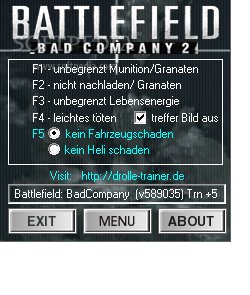 Cheats for Battlefield: Bad Company 2, Apps