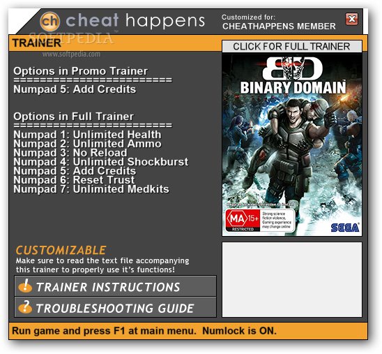 download binary domain series x for free