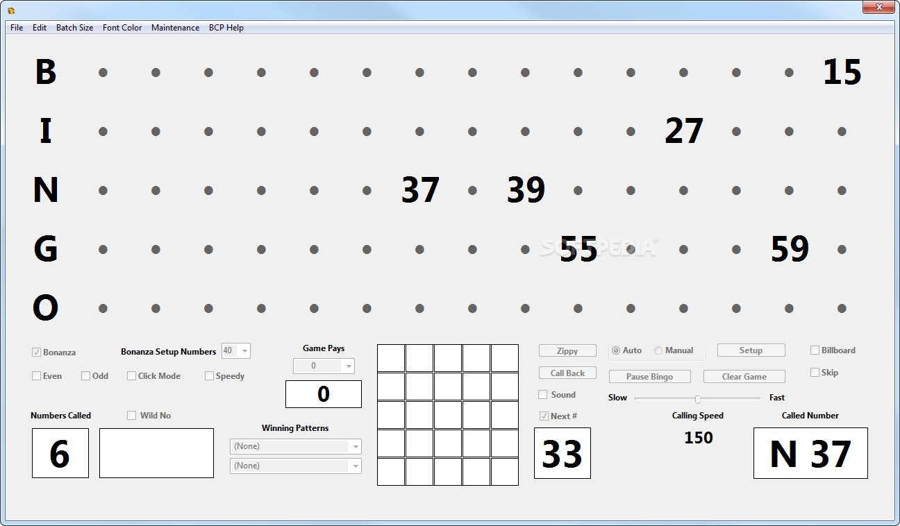 bingo caller software for windows 10