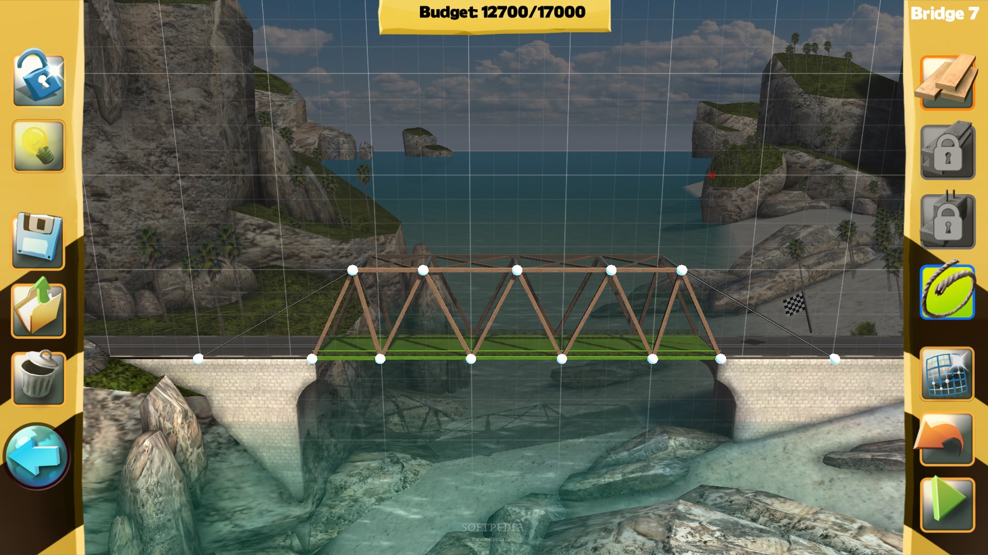free bridge constructor flash games