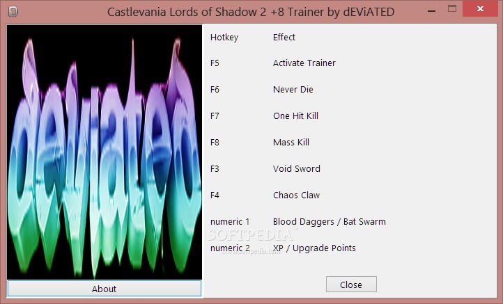 Castlevania Lords Of Shadow 2 8 Trainer For 1 0 Download