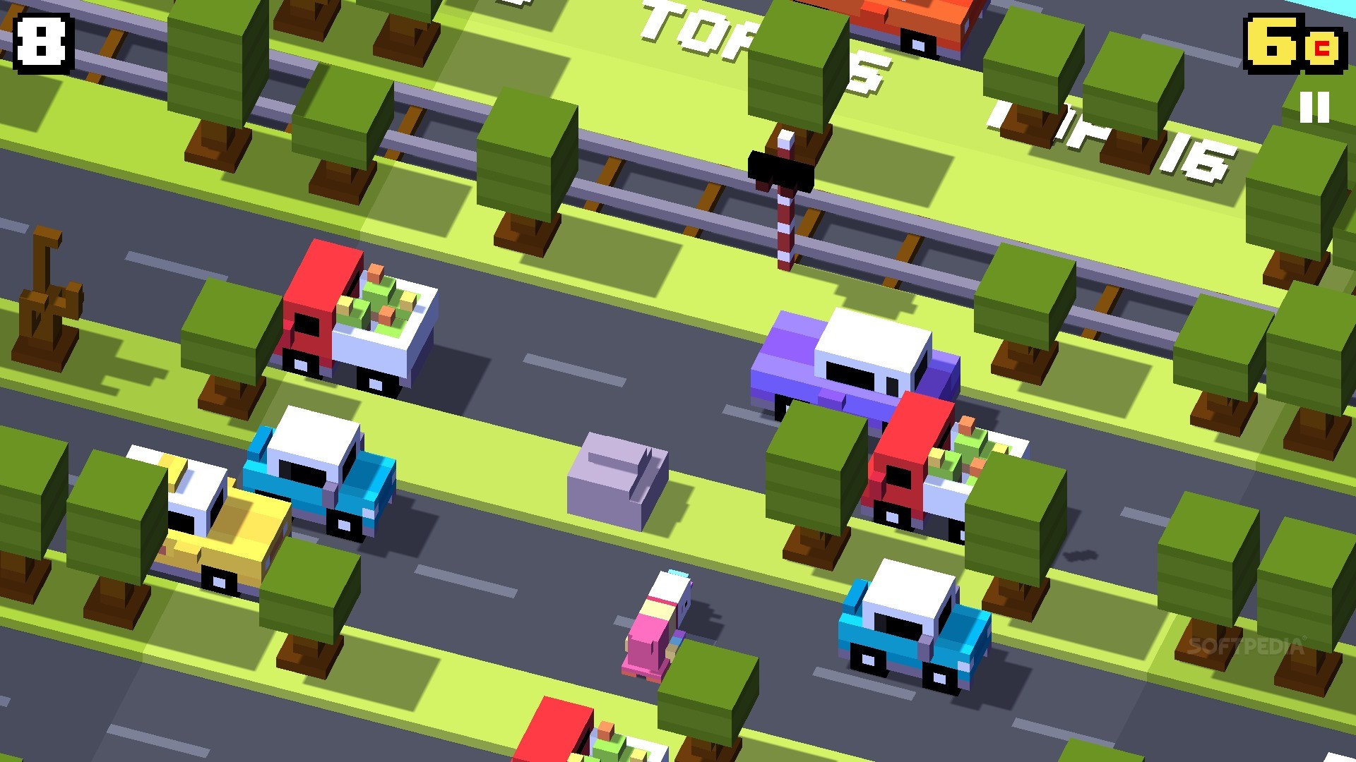 play on crossy road app