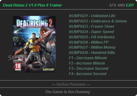 dead rising 2 trainer out of memory