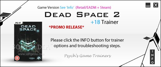 dead space 2 trainer 1.0