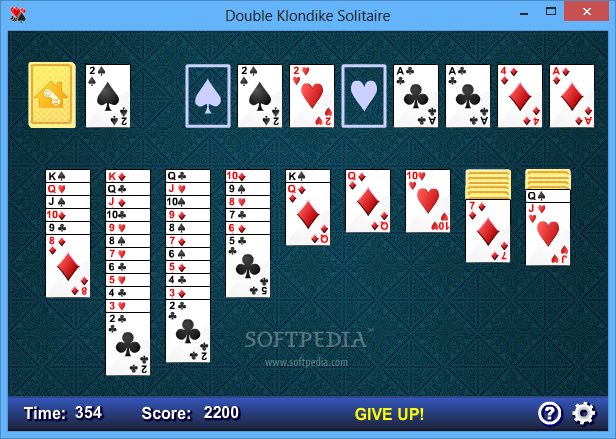 klondike solitaire turn 1 green felt