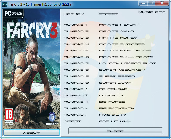far cry 3 trainer download free