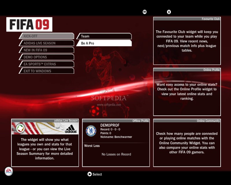 G1 > Games - NOTÍCIAS - Versão demo de 'Fifa 09' tem download gratuito na  web