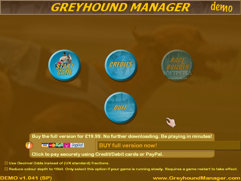 greyhound manager 2 name key