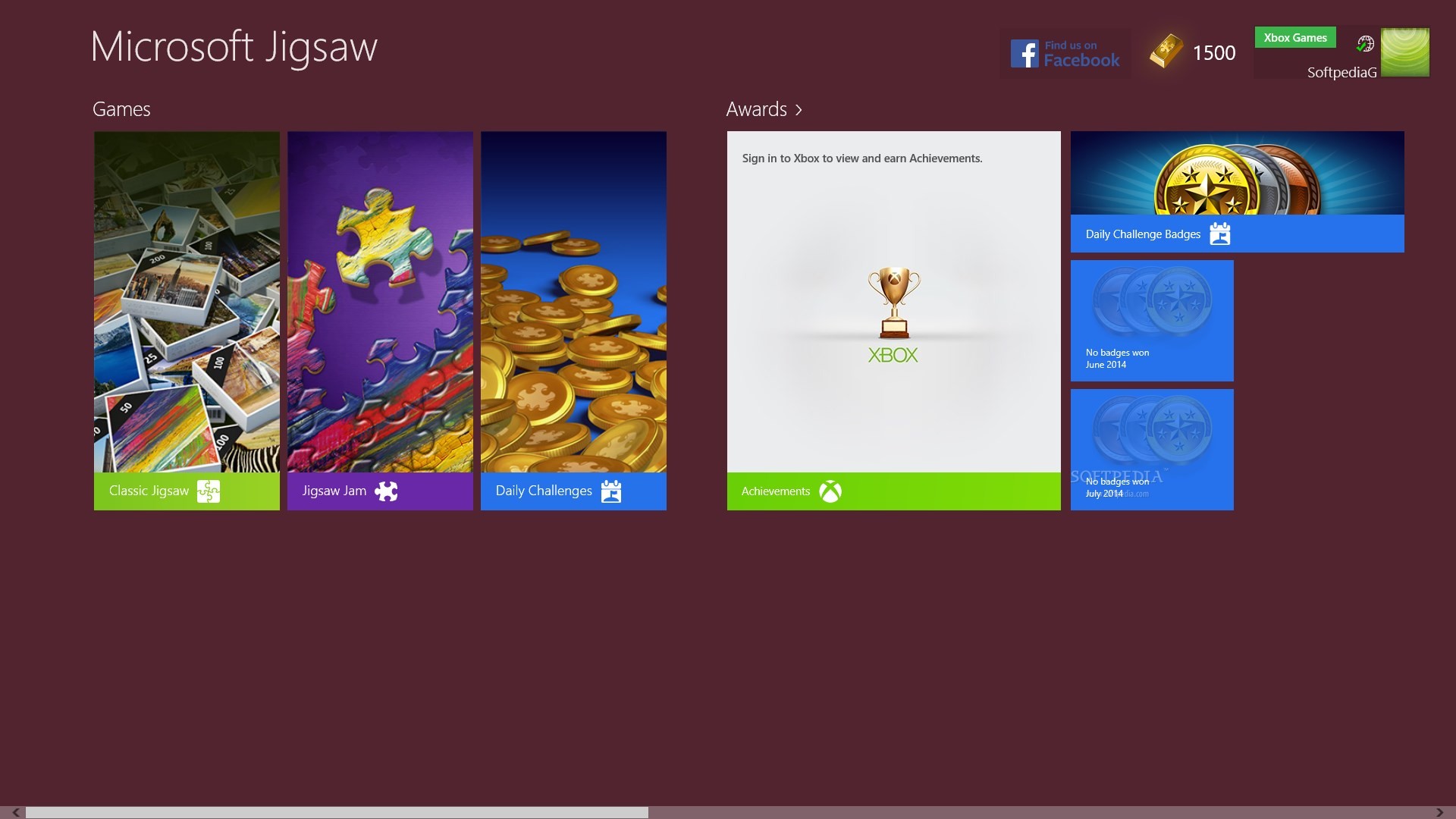 microsoft jigsaw will not download collections windows 8.1