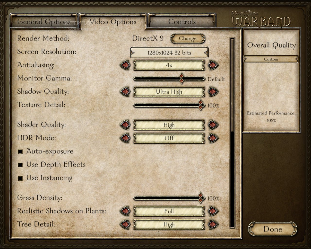 mount and blade warband controls