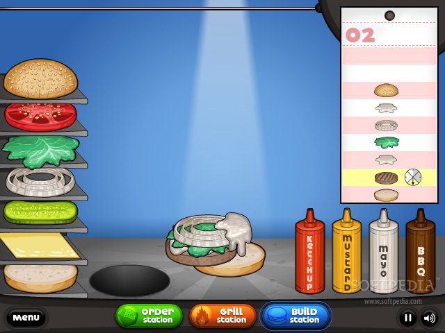 Browser Games - Papa's Burgeria - Restaurant and Stations - The Spriters  Resource