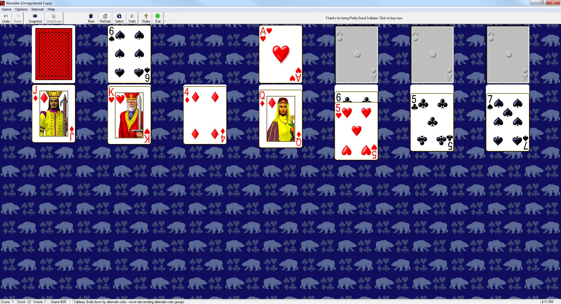 goodsol pretty good solitaire download free
