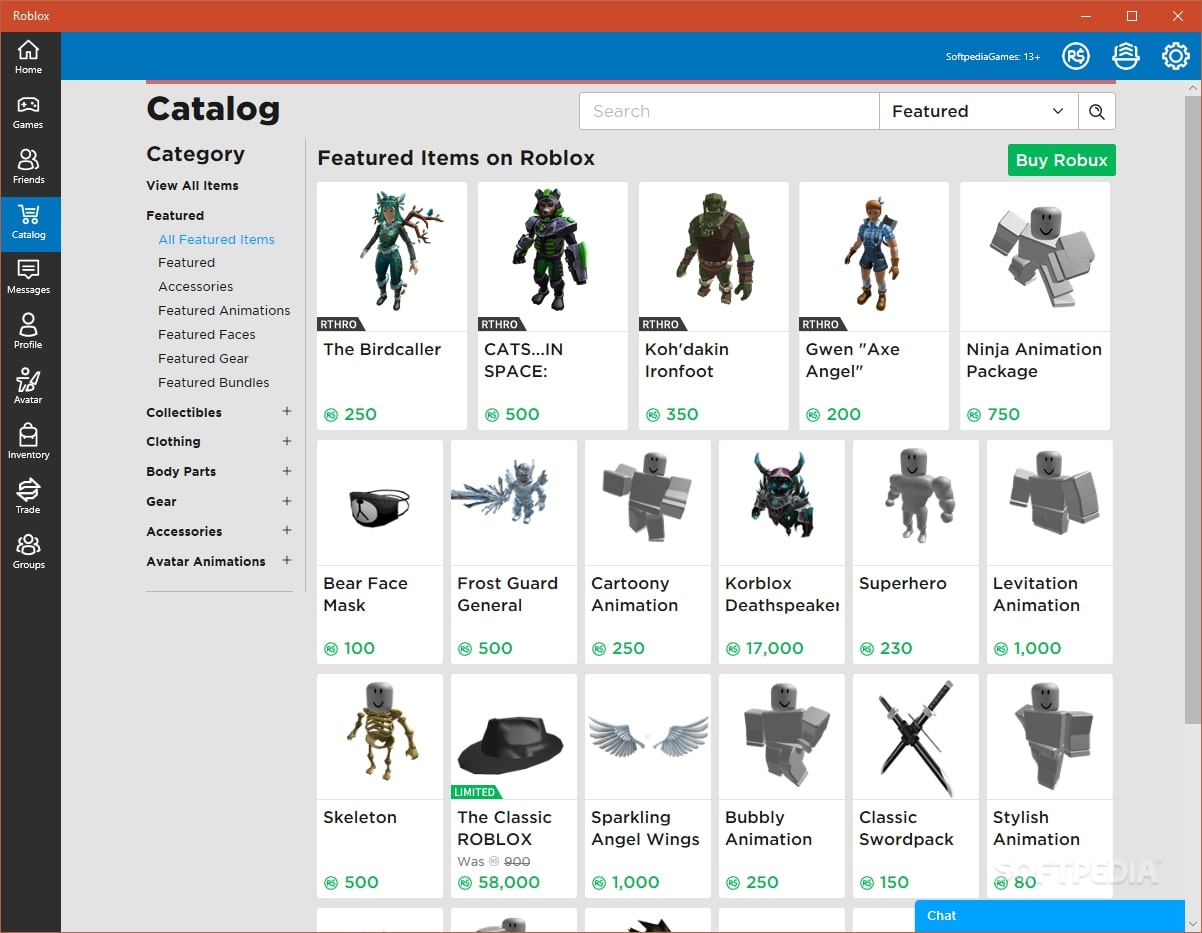 THIS WAS THE OLD ROBLOX CATALOG.. 