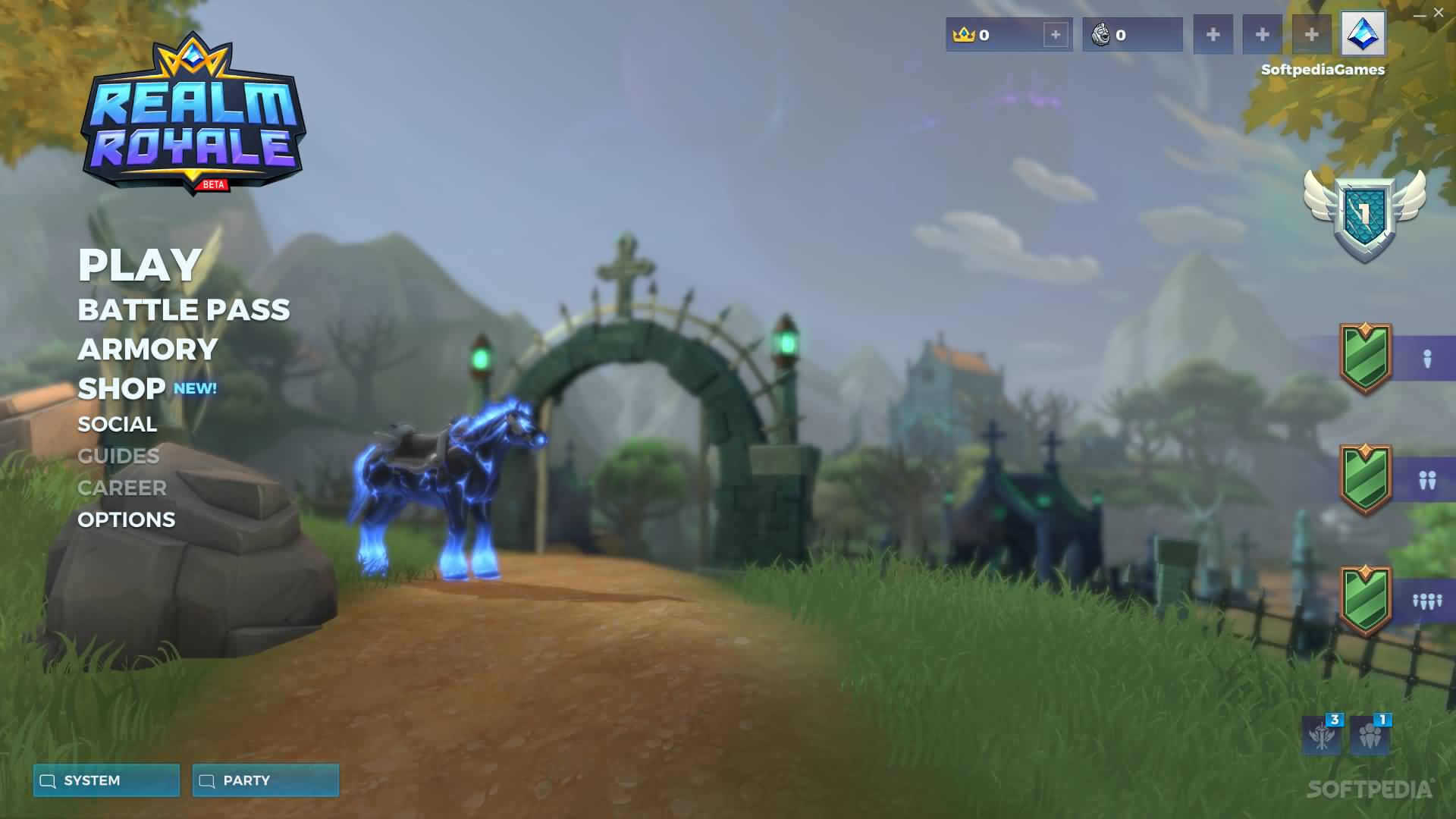 Realm royale sign in