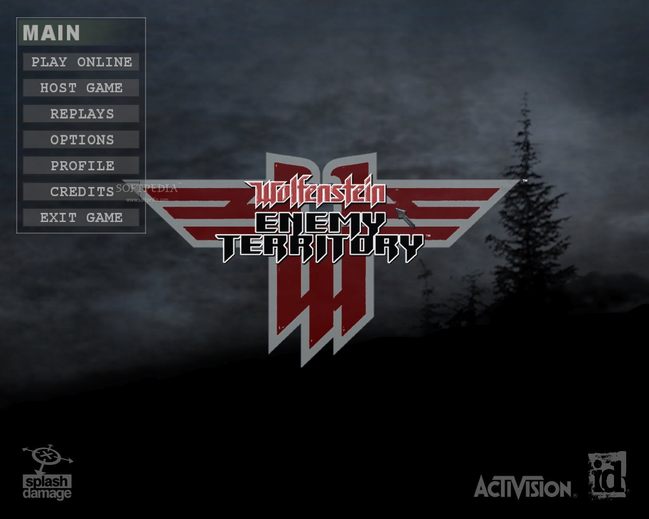 wolfenstein enemy territory name text disappears
