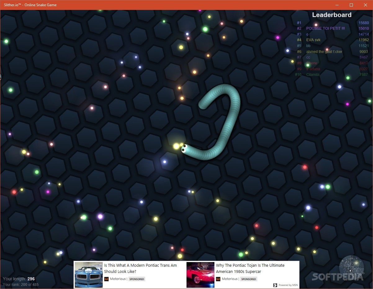 is slither.io dying? this is an online game and the leaderboard is