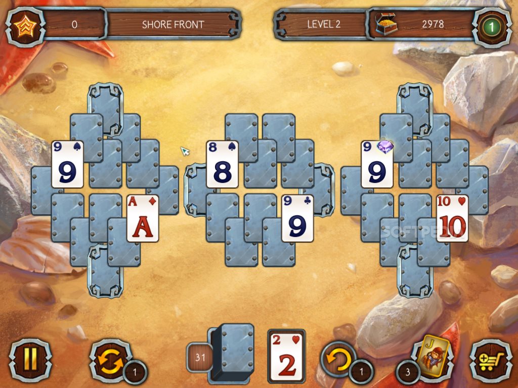  Solitaire: Legend of the Pirates [Download] : Video Games