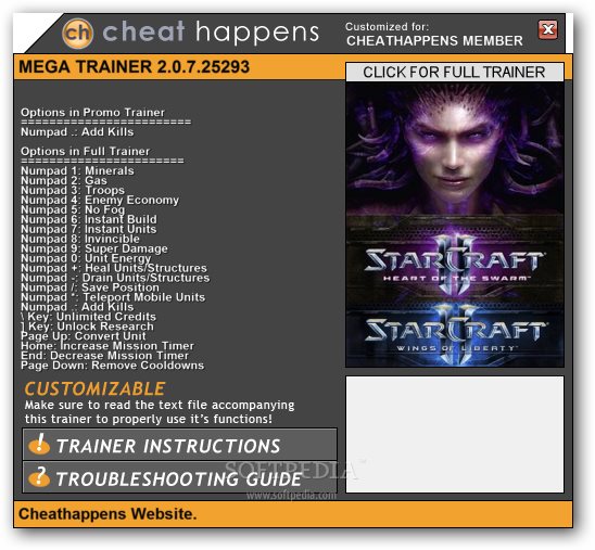 starcraft 2 legacy of the void trainer