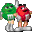 Red vs Green icon