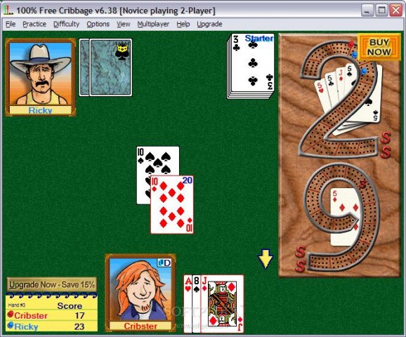 Free Cribbage Card Game screenshot