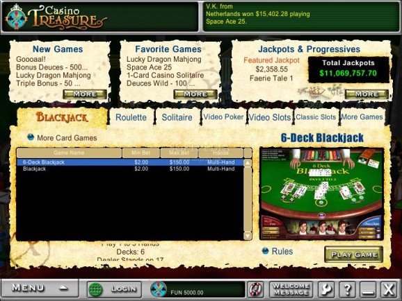 Casino Treasure screenshot