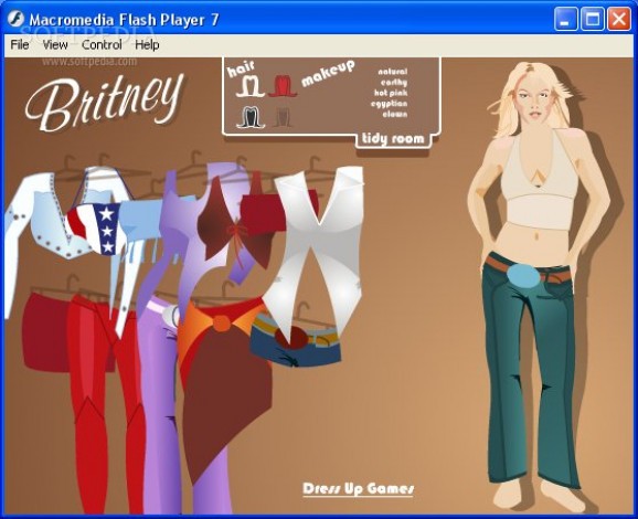 Britney Spears Dress Up Doll screenshot