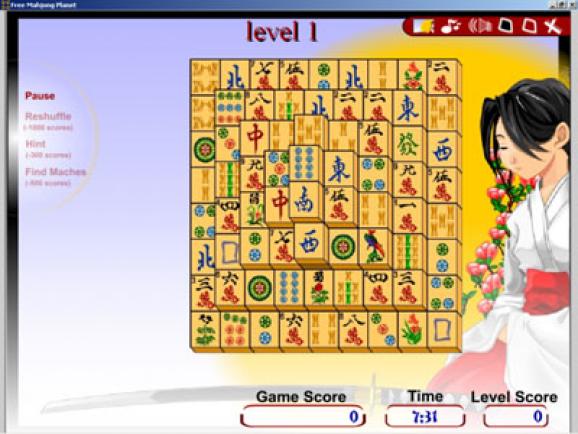 Free Mahjong Planet screenshot