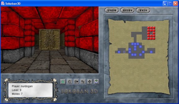 Sokoban 3D screenshot