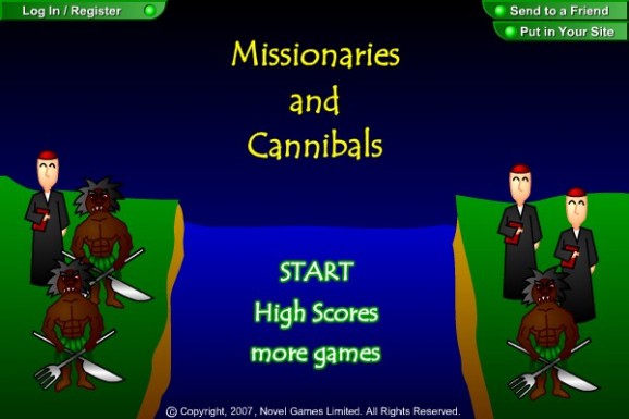 Missionaries and Cannibals screenshot