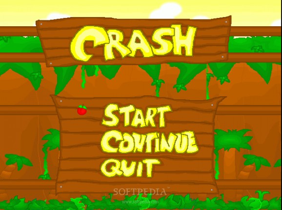 Crash Bandicoot 2D screenshot