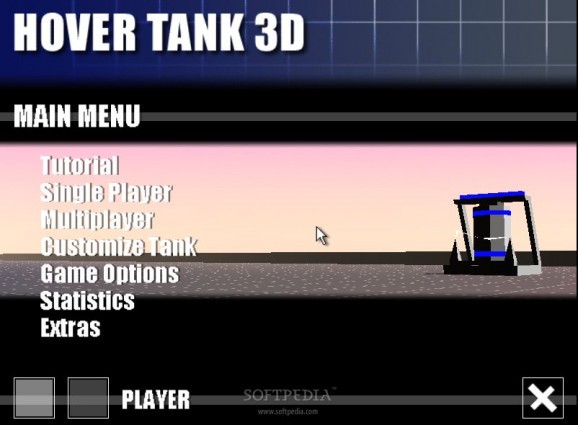 Hover tank 3D screenshot