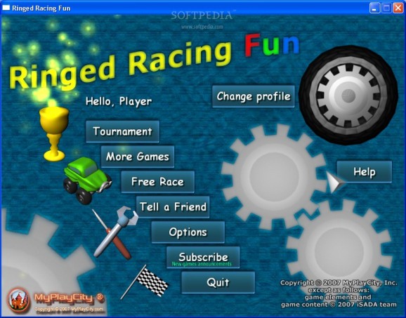 Ringed Racing Fun screenshot