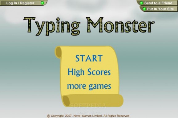 Typing Monster screenshot