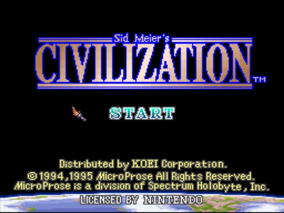 Civilization for SNES screenshot