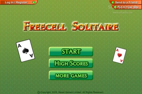 Freecell Solitaire screenshot