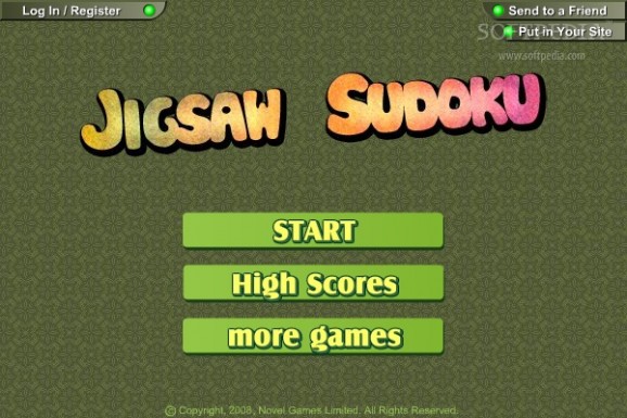 Jigsaw Sudoku screenshot