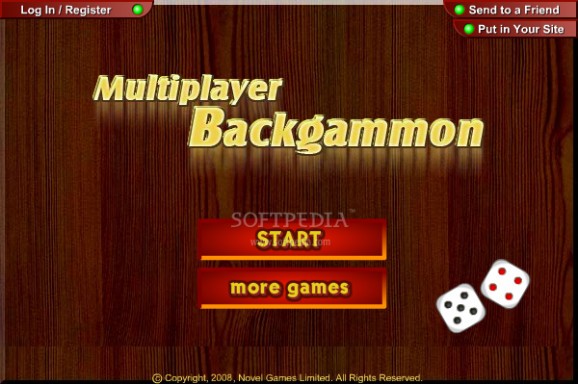 Multiplayer Backgammon screenshot