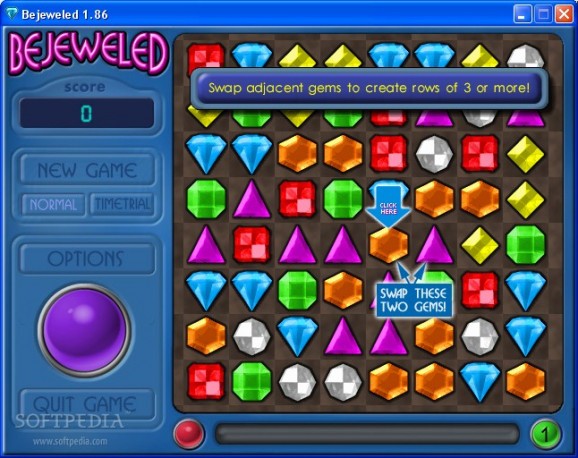 Bejeweled for Windows screenshot