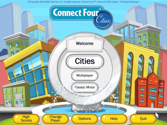 Connect Four Cities screenshot