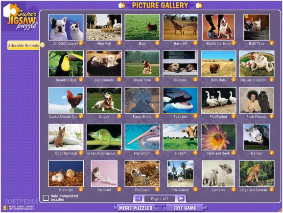 Super Jigsaw Adorable Animals screenshot