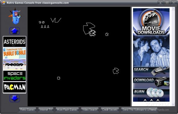 Retro Games Console screenshot