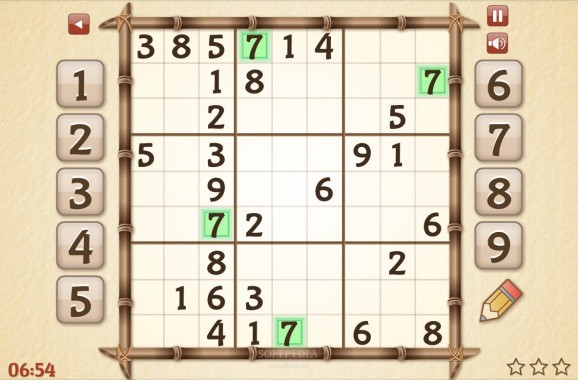 24/7 Medium Sudoku screenshot