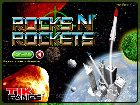 Rocks N' Rockets Gold screenshot