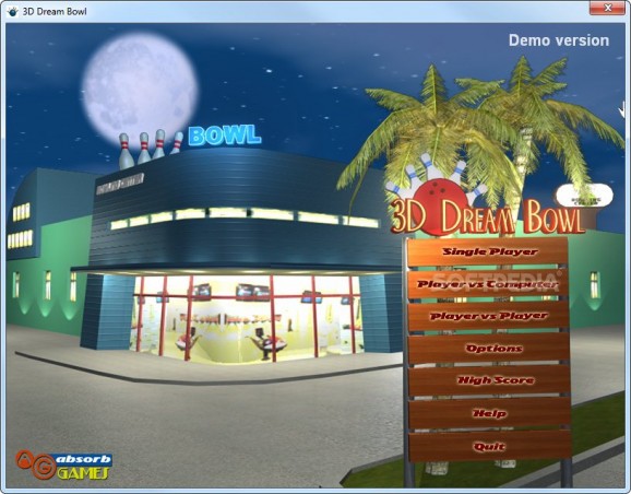 3D Dream Bowl Demo screenshot