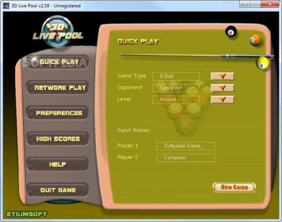 3D Live Pool Demo screenshot