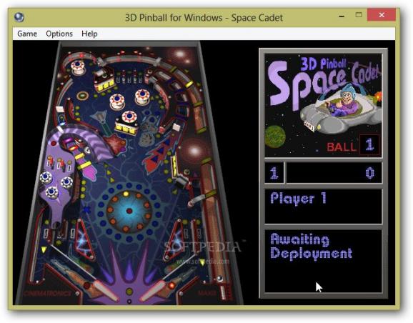 3D Pinball Space Cadet (from Windows XP) screenshot